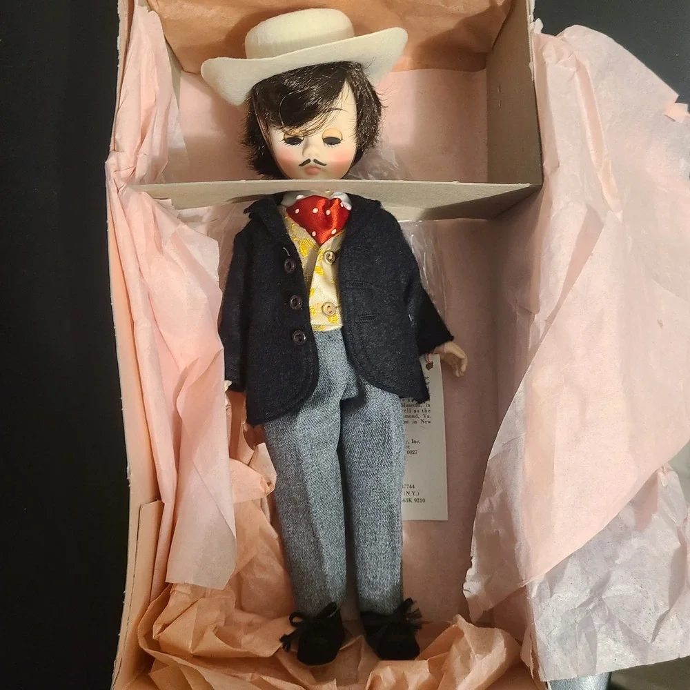 Madame Alexander Rhett Butler Doll Unisex‎ 11in Navy Blue/Grey Vintage